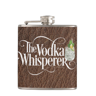 Vodka Whisperer Hip Flask Flachmann