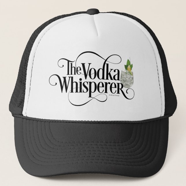 Vodka Whisperer Trucker Hat Truckerkappe (Vorderseite)