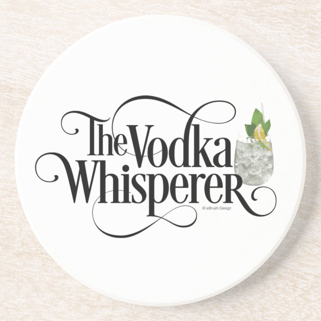 Vodka Whisperer Untersetzer (Vorne)