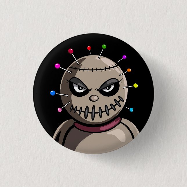 Vodoo Puppe Button (Vorderseite)