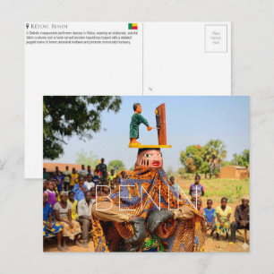 Vodun-Tage, Ketou, Benin Reise-Postkarte Postkarte