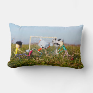 Voetbal strip van de Fubby's in actie. Lendenkissen