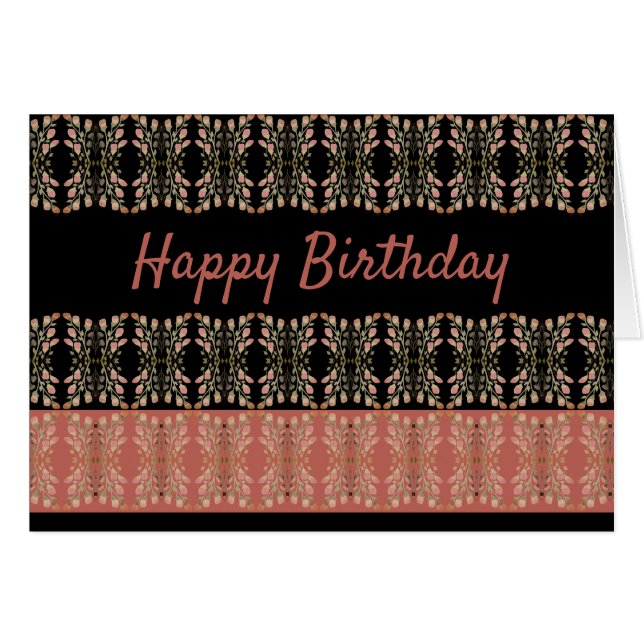 Voeux d'anniversaire Extraordinaires (Devant horizontal)