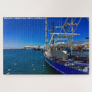 Vœux d'anniversaire Perth Australie Puzzle
