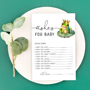 Vœux de carte pour bébé pour la Baby Shower de la 