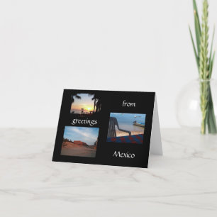 Voeux de la carte Mexico