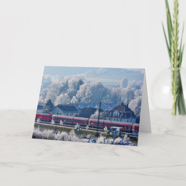 Vœux de la saison Meilleurs vœux Carte de vacances (Devant)