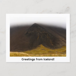 Voeux de l'Islande carte postale
