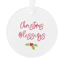 Vœux de Noël Holly Festive ANNÉE Fêtes Joie