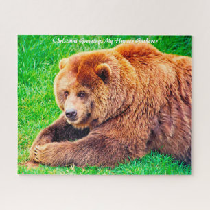 Vœux de Noël Mon Puzzle de chasseur-cueilleur