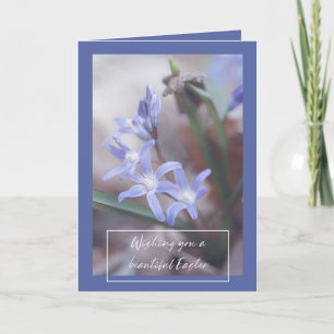 Vœux de Pâques - Chionodoxa - Carte