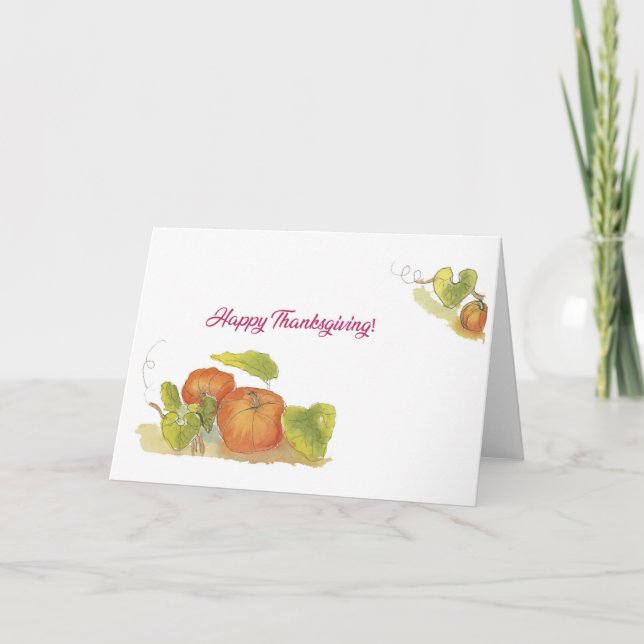 Vœux de Thanksgiving - Carte de vœux (Devant)