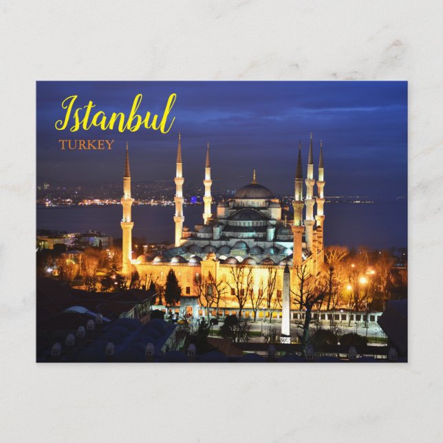 Voeux d'Istanbul Turquie Carte postale (Devant)