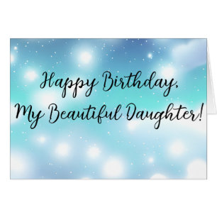 Voeux doux pour ma fille Salutation d'anniversaire