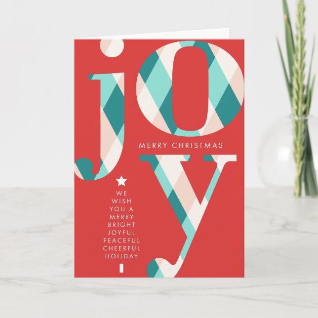 Voeux Joyeux - Joyeuse carte de Noël (Devant)