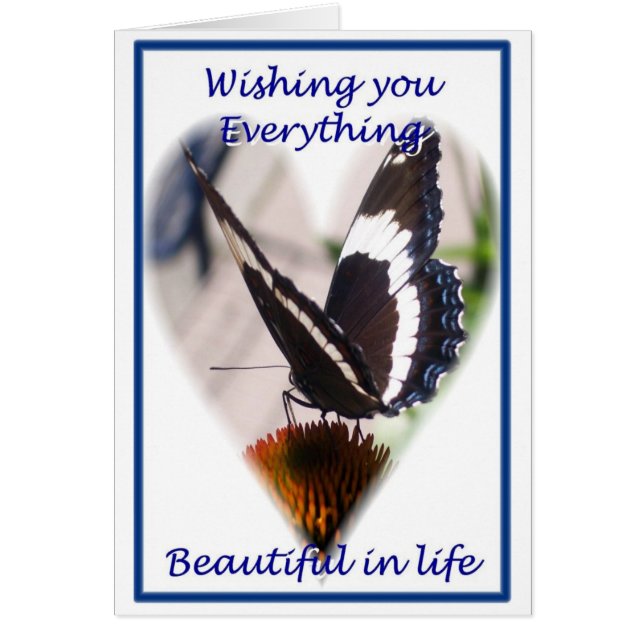 Voeux papillon (Devant)