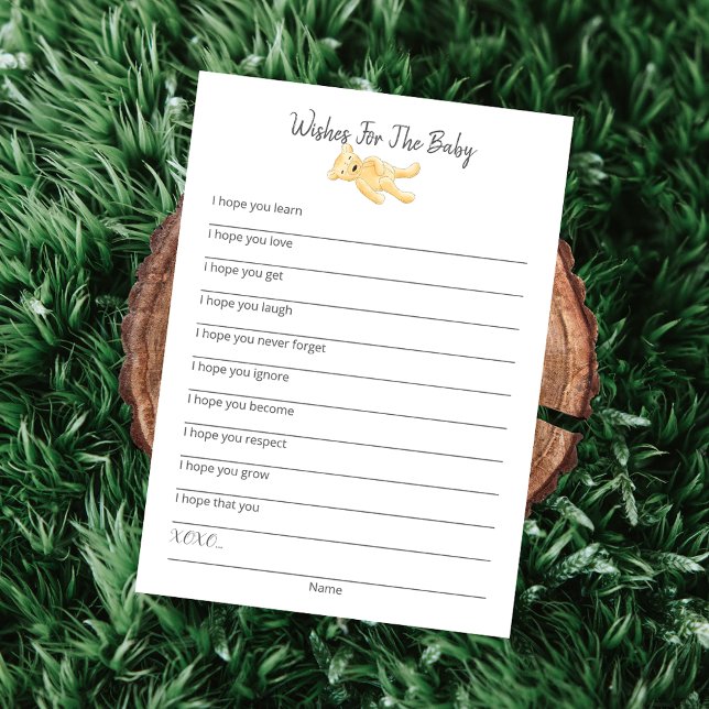 Voeux Pour La Carte Ours Bébé Teddy (Créateur téléchargé)