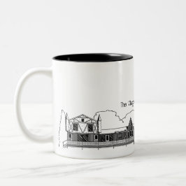 VOFS Boardwalk Sketch-Tasse Zweifarbige Tasse