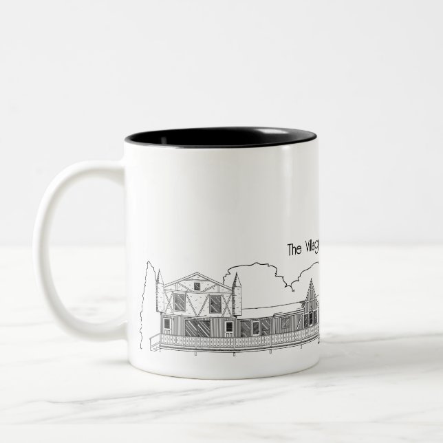 VOFS Boardwalk Sketch-Tasse Zweifarbige Tasse (Links)