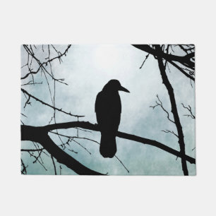 Vogel 77 Crow Raven Fußmatte