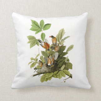 Vögel Amerikaner-Robins John James Audubon von Kissen