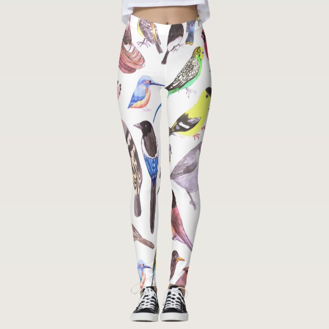 Vögel Amerikas - Heimtiere und Wildvögel Leggings (Vorderseite)
