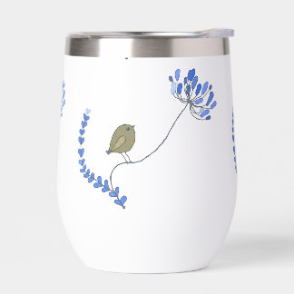 Vogel auf Blume