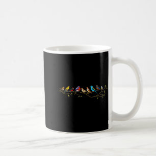 Vögel auf einem Ast Vogelbeobachtung Vogelbeobacht Kaffeetasse