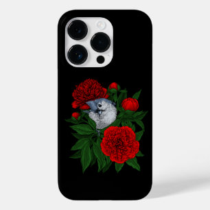 Vogel auf einem roten Tornadenstaub Case-Mate iPhone 14 Pro Hülle