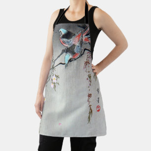 Vogel auf einem Wendekreislauf, Watanabe Seitei Schürze