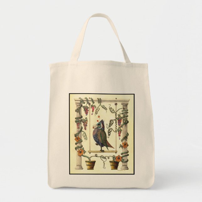 Vogel auf Schwingen - Bio Taschen-Tasche Tragetasche (Vorne)