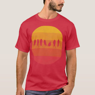 Vögel auf Seil T-Shirt