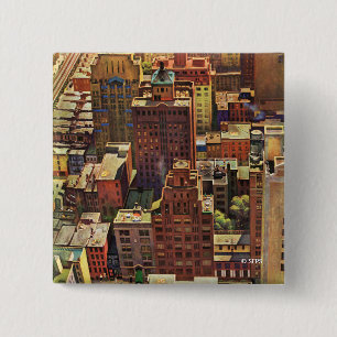 Vogel-Auge Ansicht von New York City durch John Button