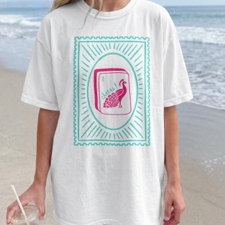 Vogel Bam Prost Mahjong-Party Nacht T-Shirt