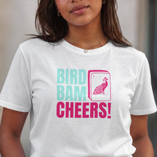 Vogel Bam Prost Mahjong-Party T-Shirt