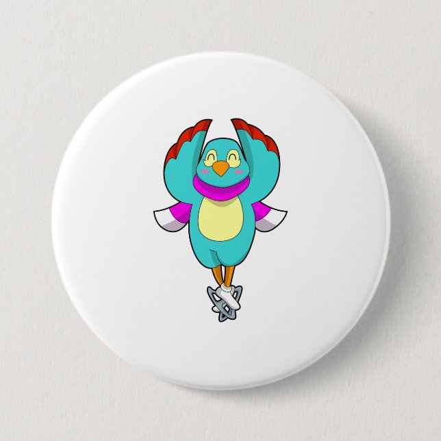 Vogel bei Ice Skaten mit Ice-Skaten.PNG Button (Vorderseite)