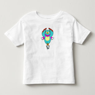 Vogel bei Ice Skaten mit Ice-Skaten.PNG Kleinkind T-shirt