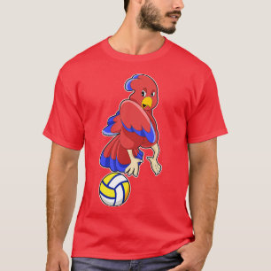 Vogel beim Volleyball-Sport T-Shirt