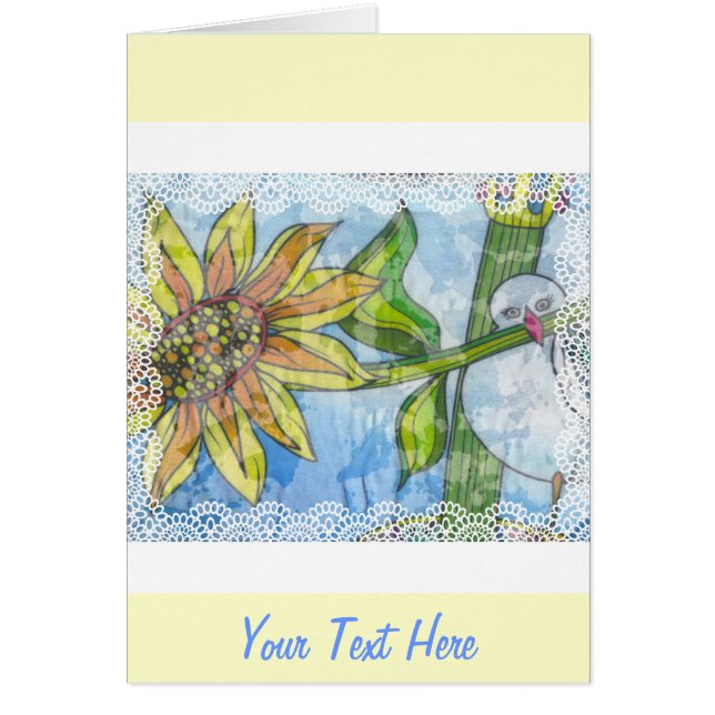 Vogel, Blume und Spitzen (Vorne)