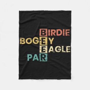 Vogel Bogey Adler Par Bier Lustiger Golfspieler Go Fleecedecke