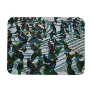 Vogel-Boot 3 Magnet