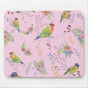 Vogel Botanisch Mousepad