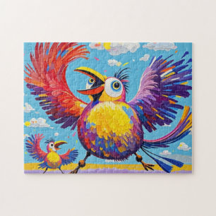 Vögel bunten Kunst abstrakt dick Riesen niedlich l