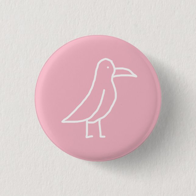 Vogel-Button Button (Vorderseite)