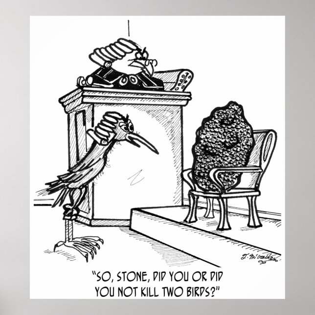 Vogel-Cartoon 2021 Poster (Vorne)