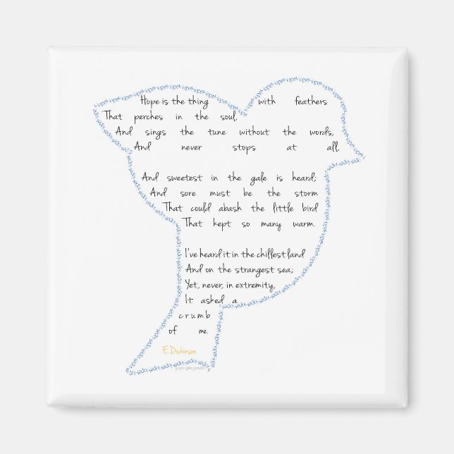 Vogel der Hoffnung Magnet (Vorne)