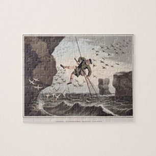 Vogel, der von oben, graviert durch Matthew Dubo