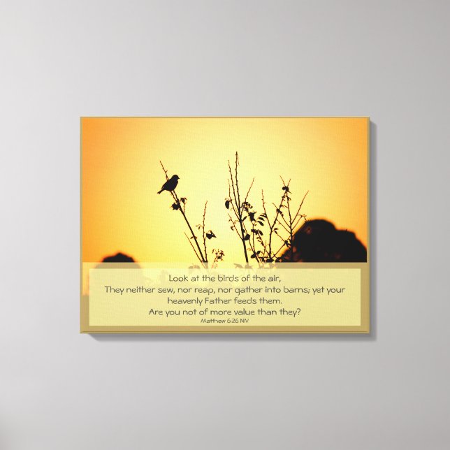 Vögel des Luftplakats Leinwanddruck (Vorderseite)