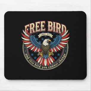 Vogel dieser Vogel kann nicht ändern Adler 4. Juli Mousepad