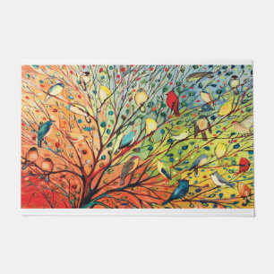 Vogel Doormat, Vogel Lover Mat, farbiger Vogel Fußmatte
